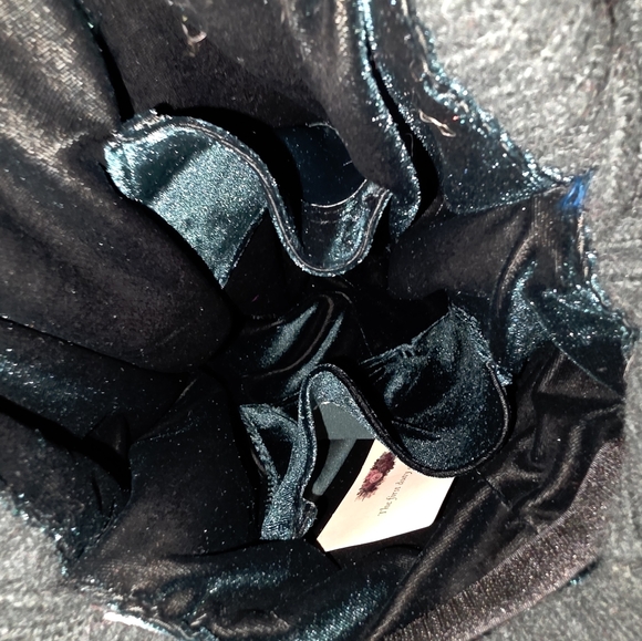 Upcycled Wool Purse Embelished With Vintage Jewels